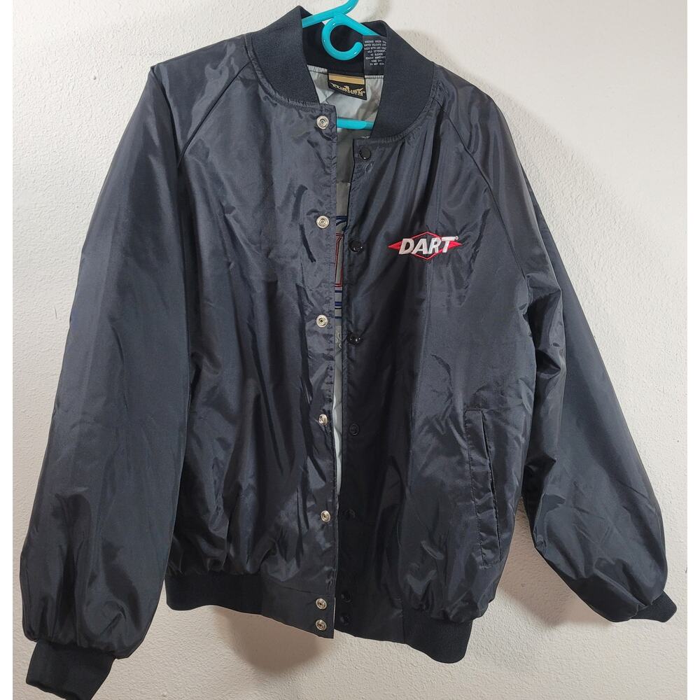 Black The DART Advantage Embroidered Quilted Jacket XL New Without Tags Comfy